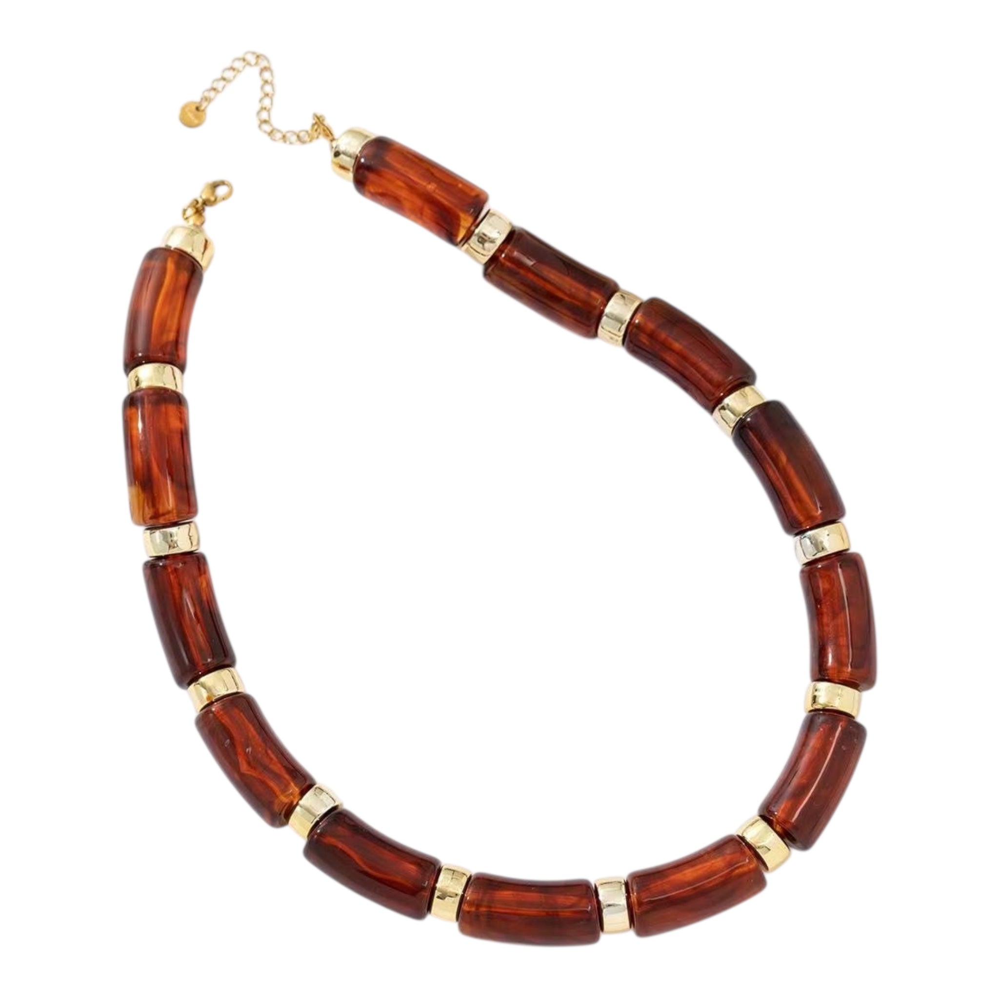Bamboo brown ketting