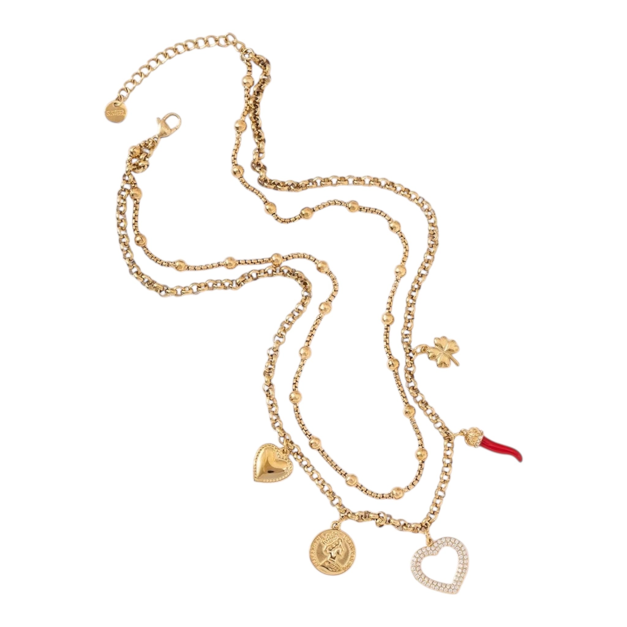 Gambit charm necklace