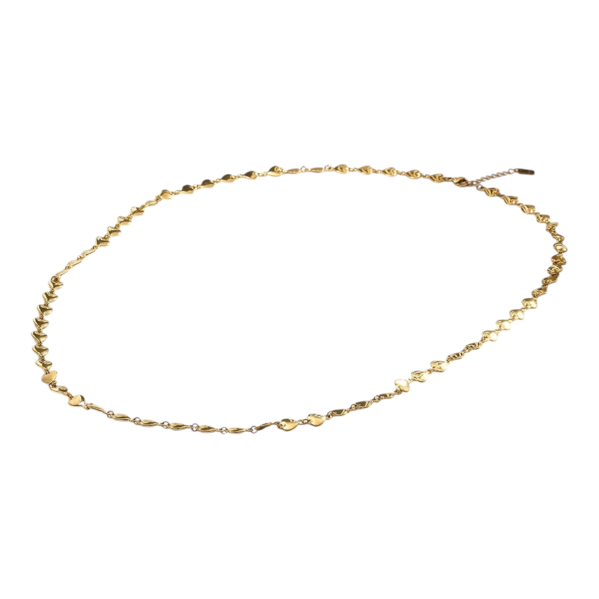Many heart lange ketting
