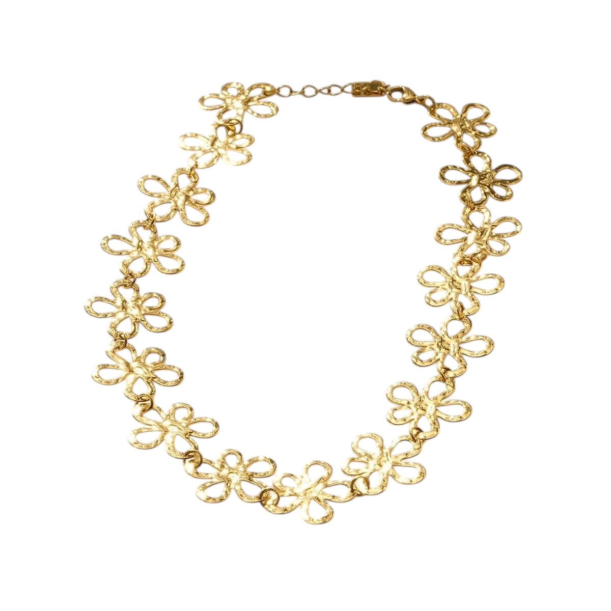 Flower statement necklace