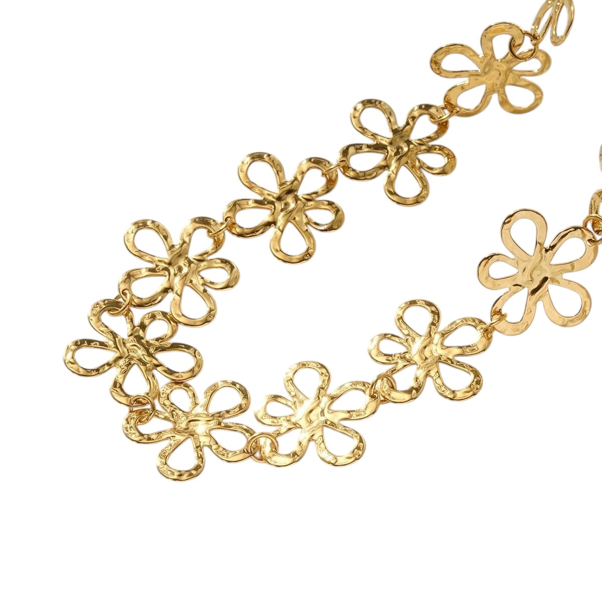 Flower statement necklace
