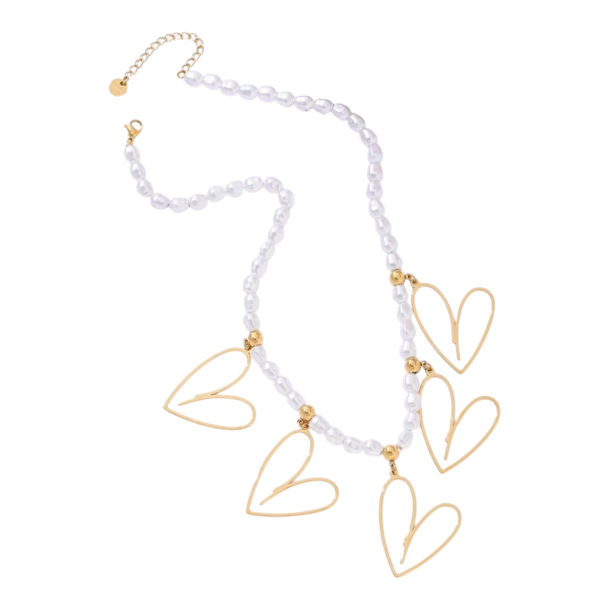 Open love parel bedel ketting