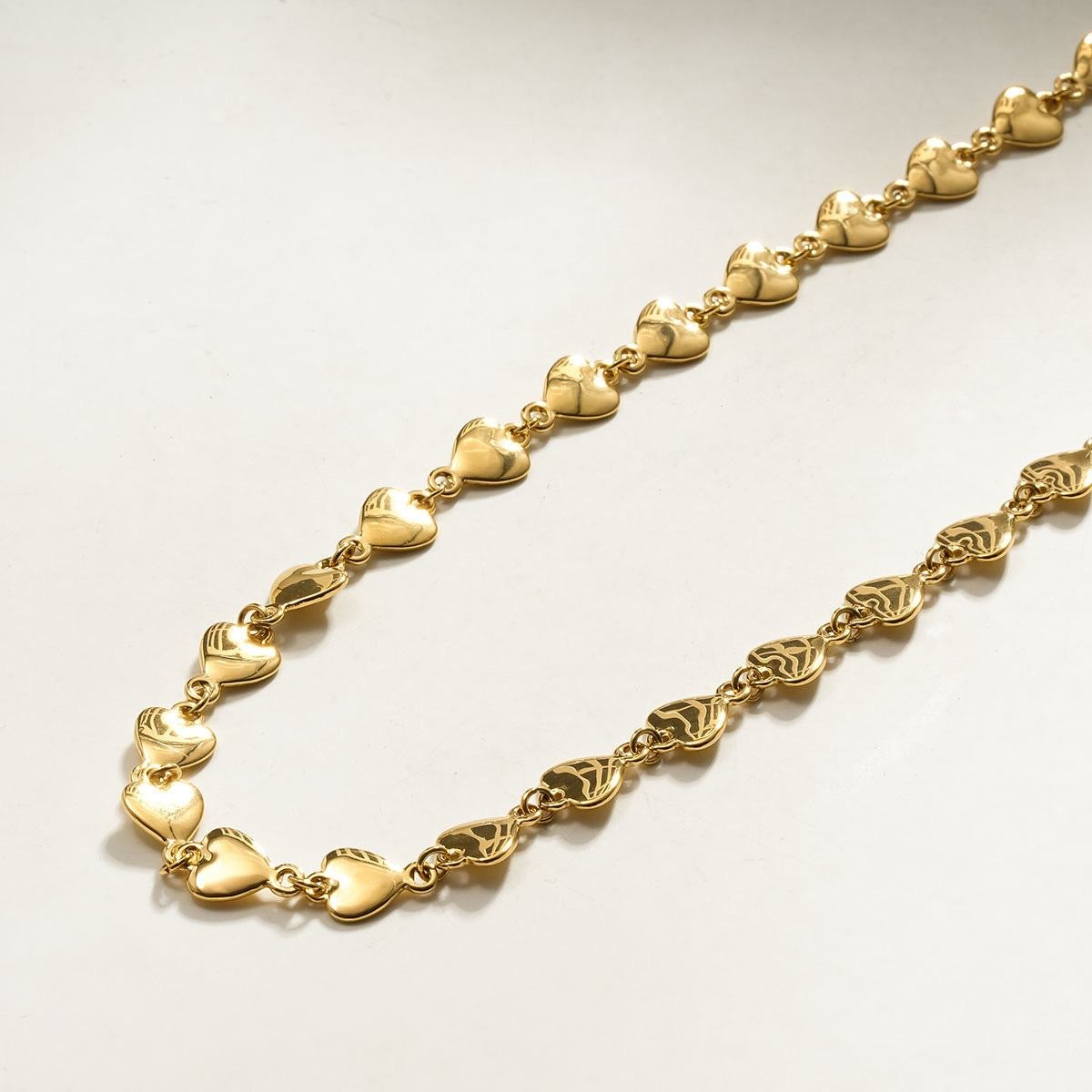 Many heart lange ketting