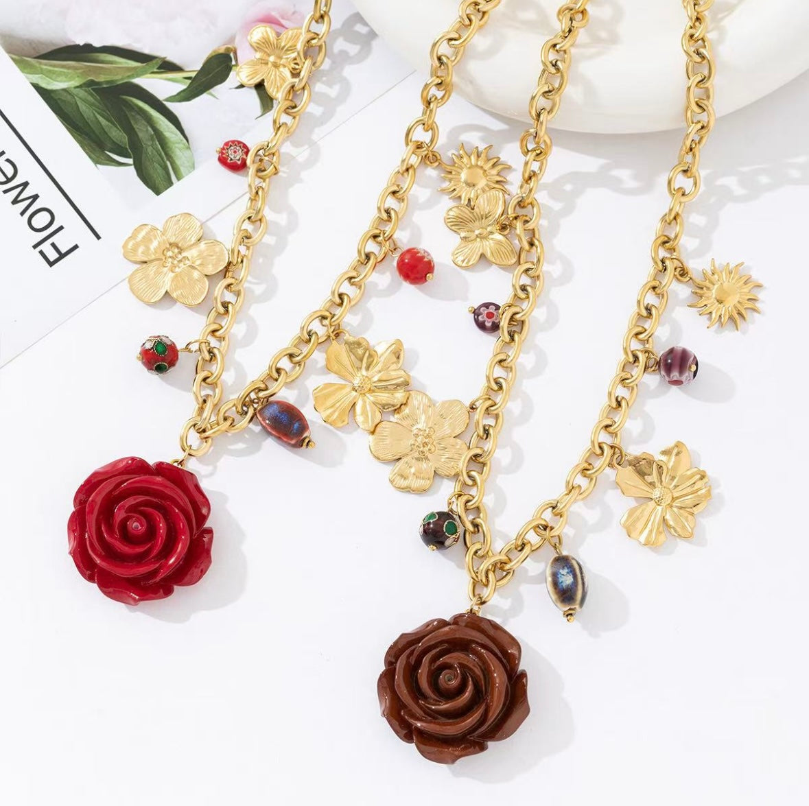 Roses bedel ketting