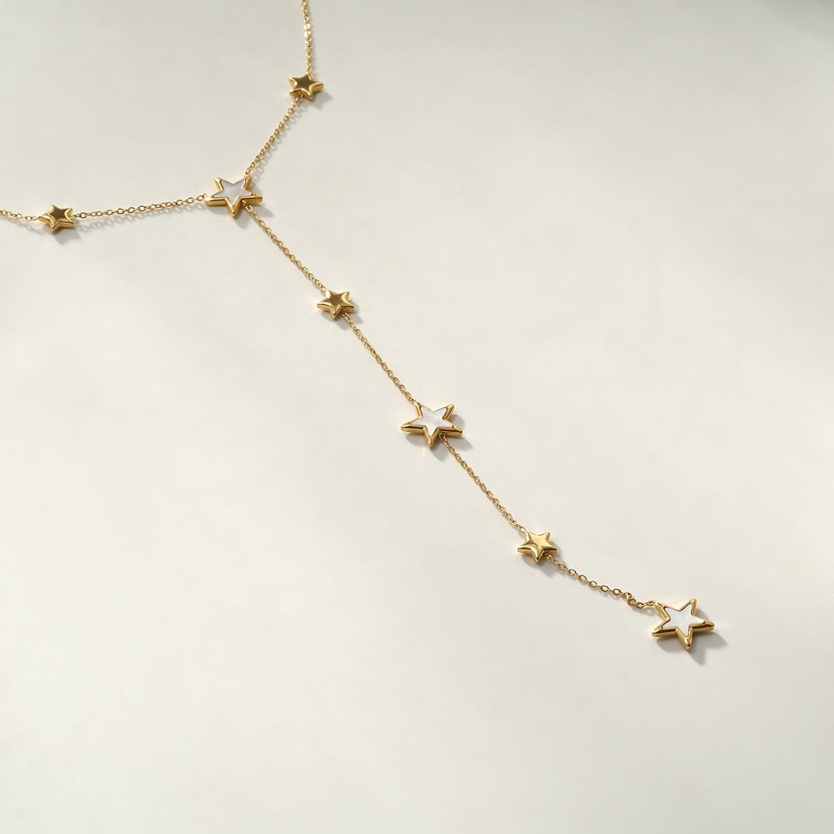 Parel star Y ketting