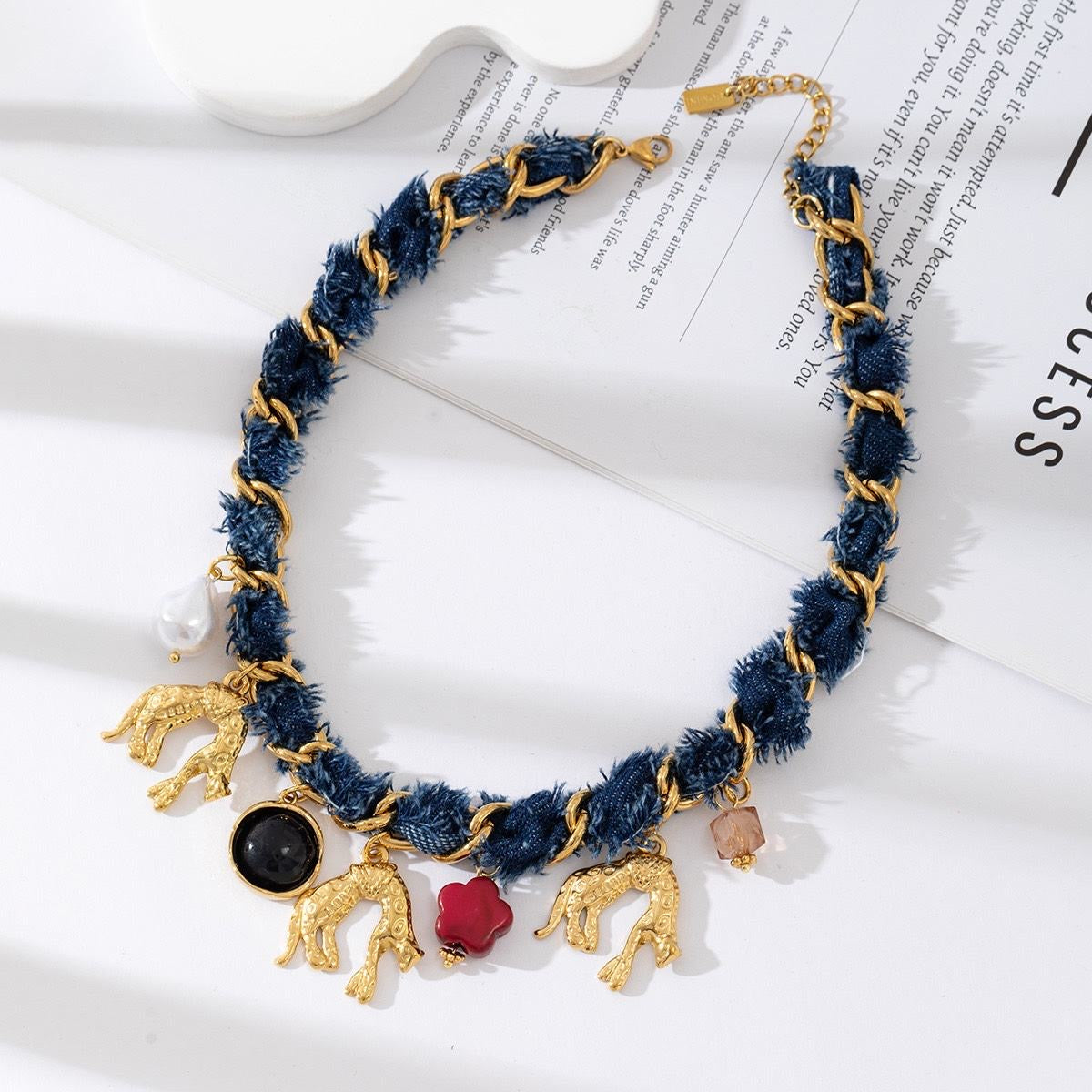 Leo jeans bedel ketting