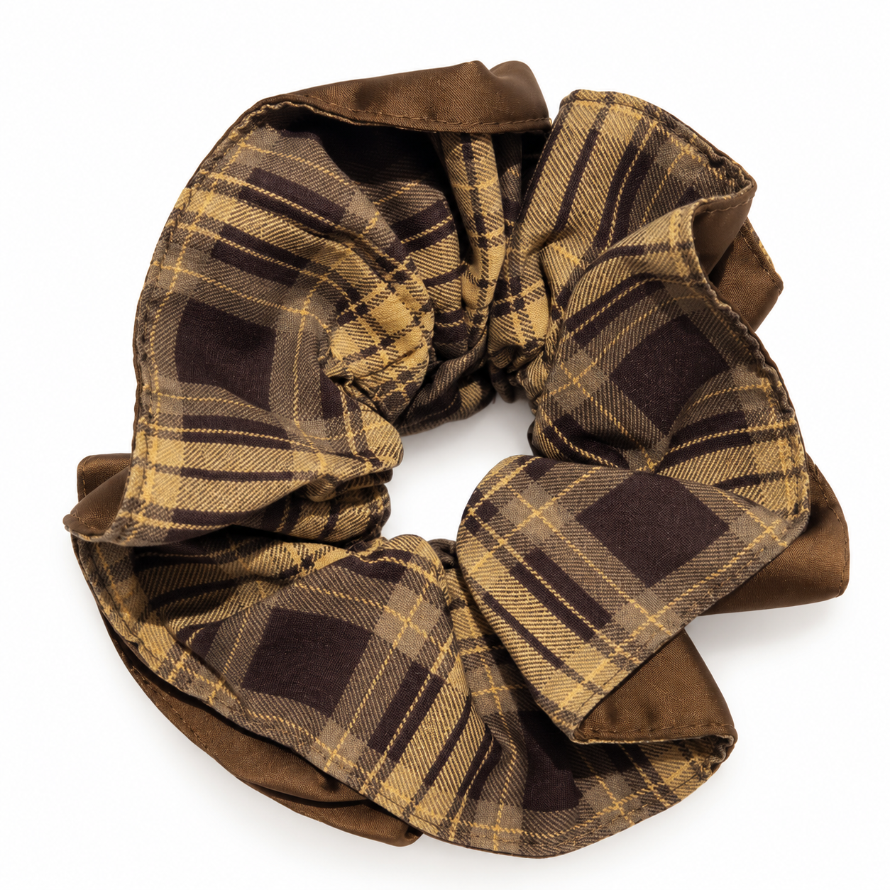 Geruite scrunchie