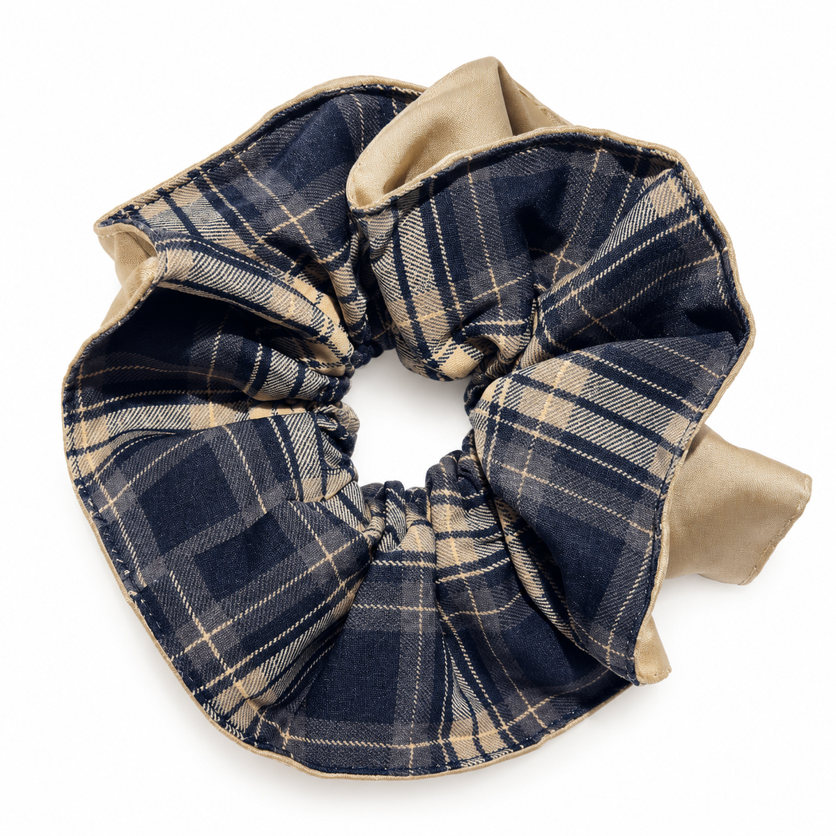 Geruite scrunchie