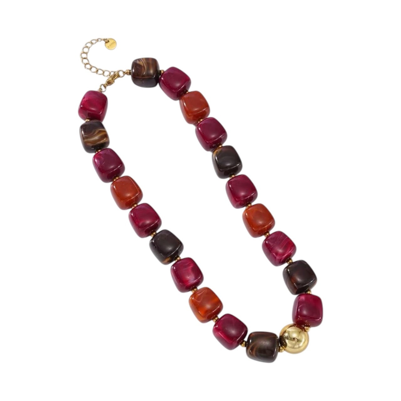 Square beads ketting