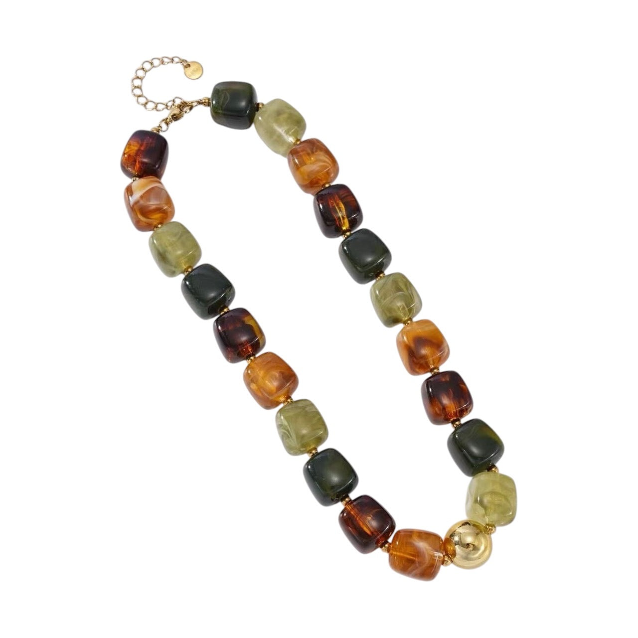Square beads ketting