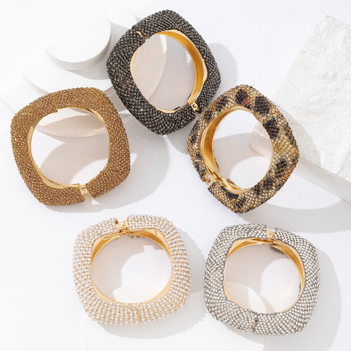 KOPER square strass bangle