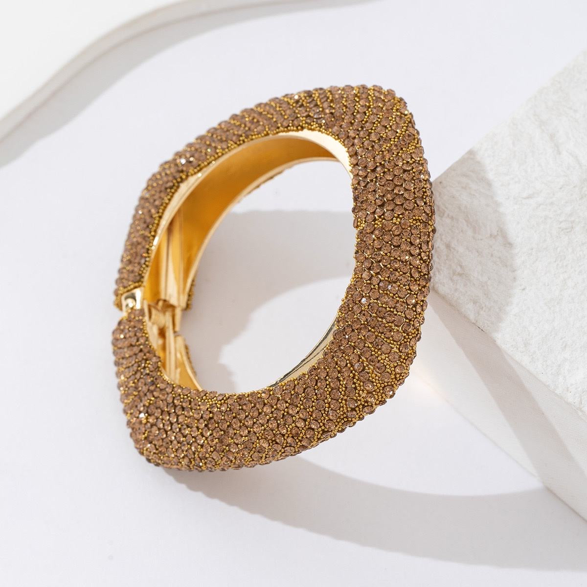 KOPER square strass bangle