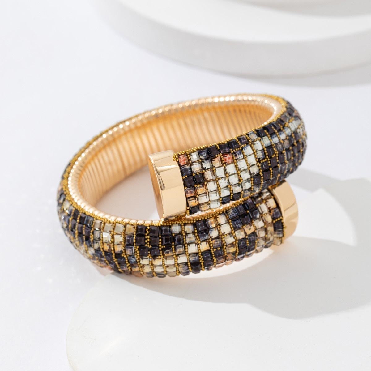 KOPER open strass armband