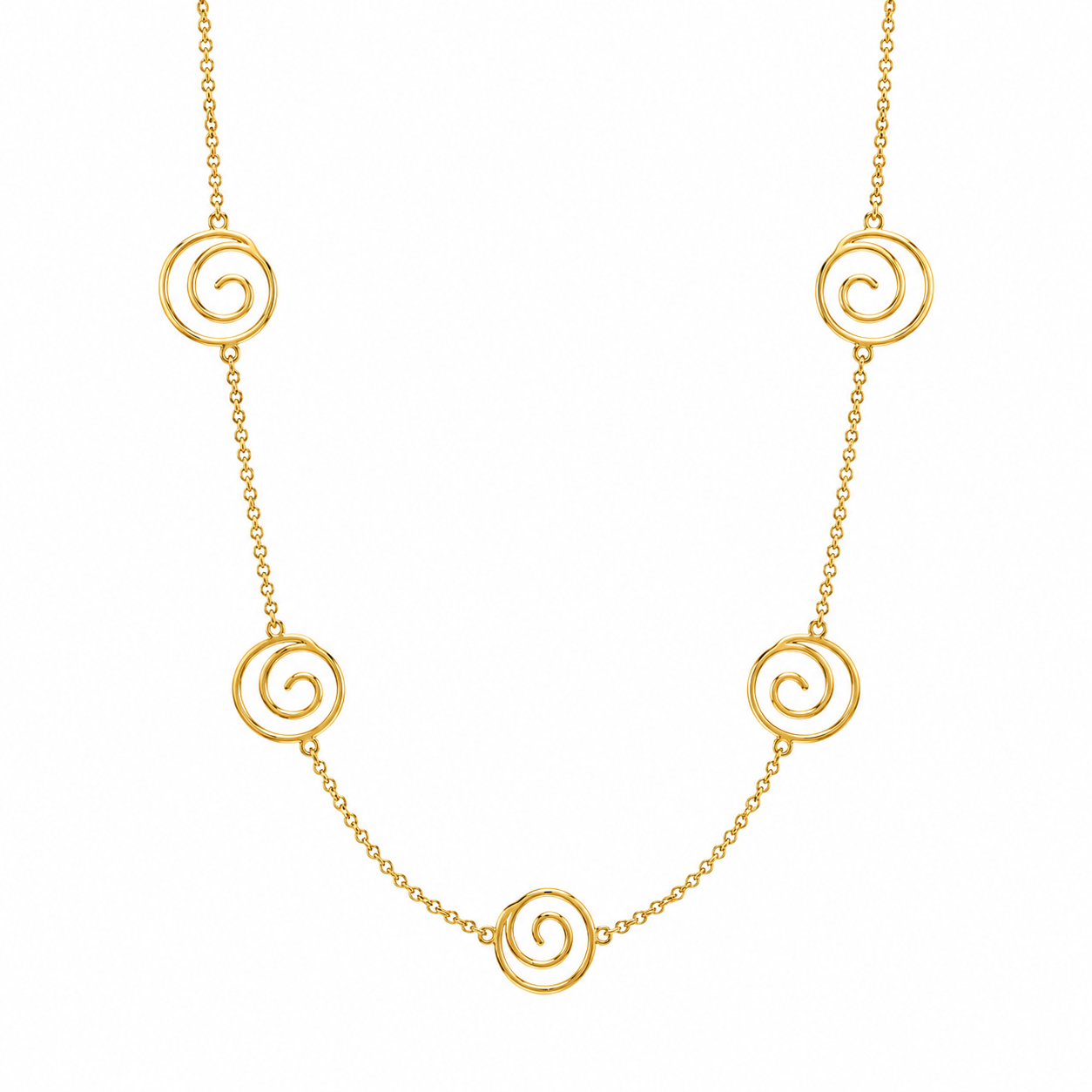 Swirl lange ketting