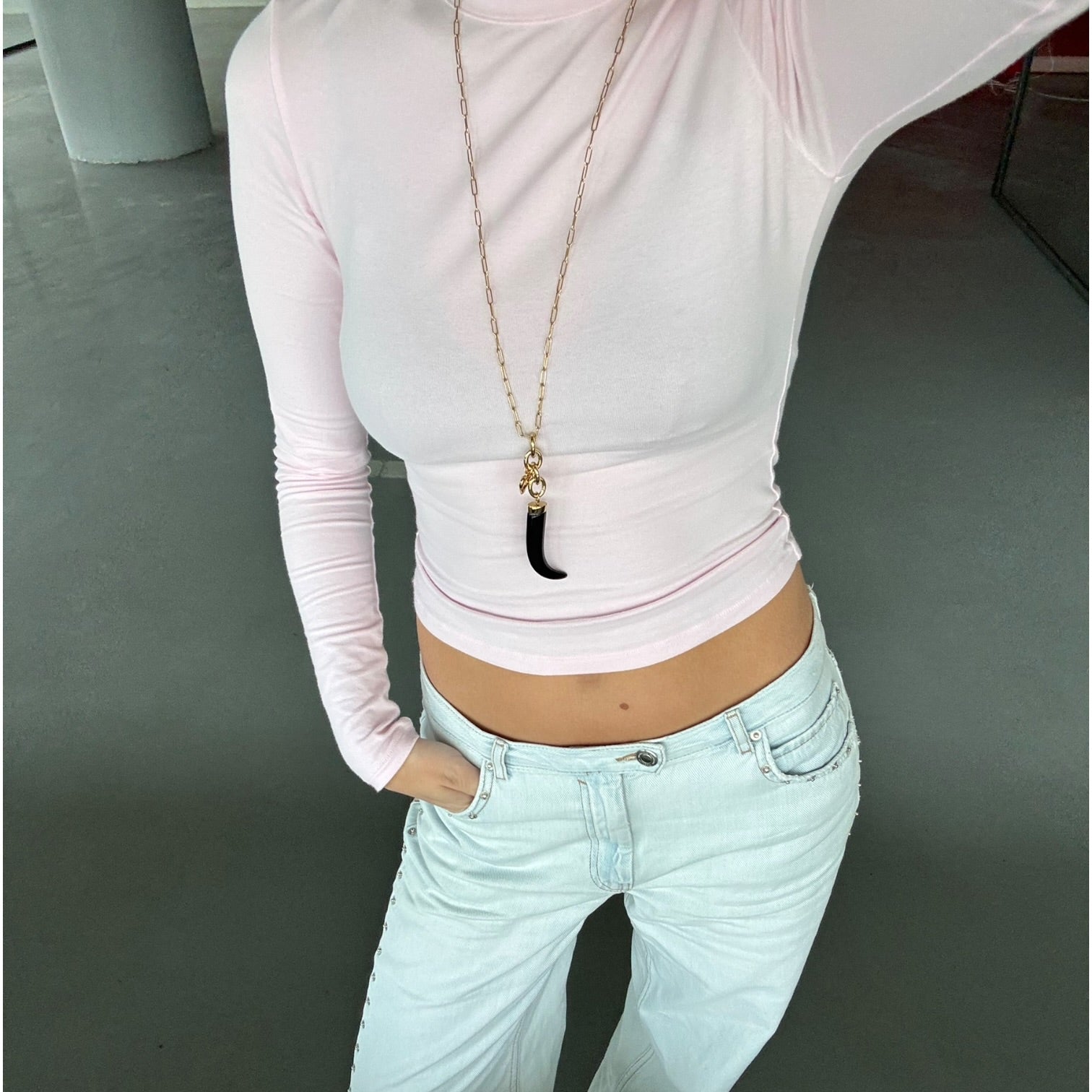 Jaw lange ketting 70CM