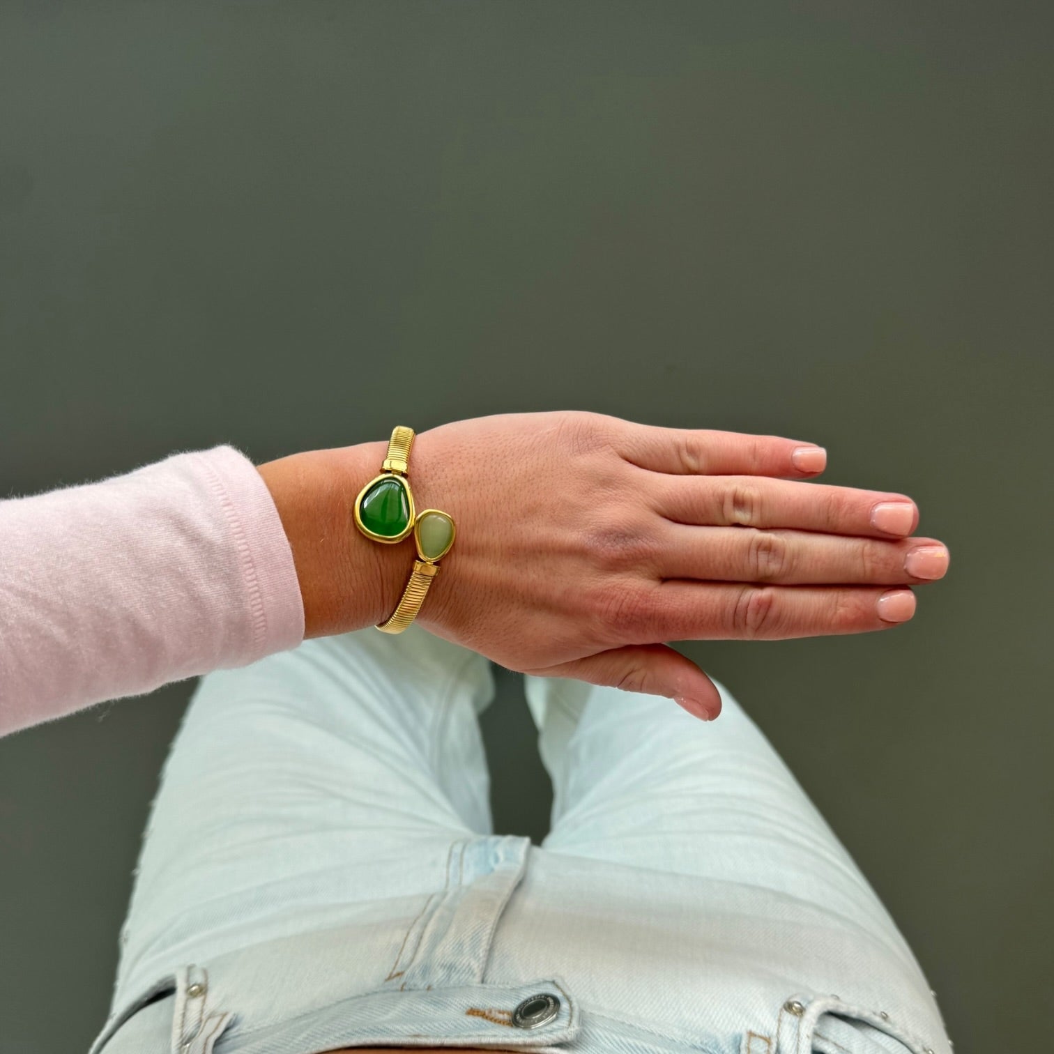 Happy snake bangle