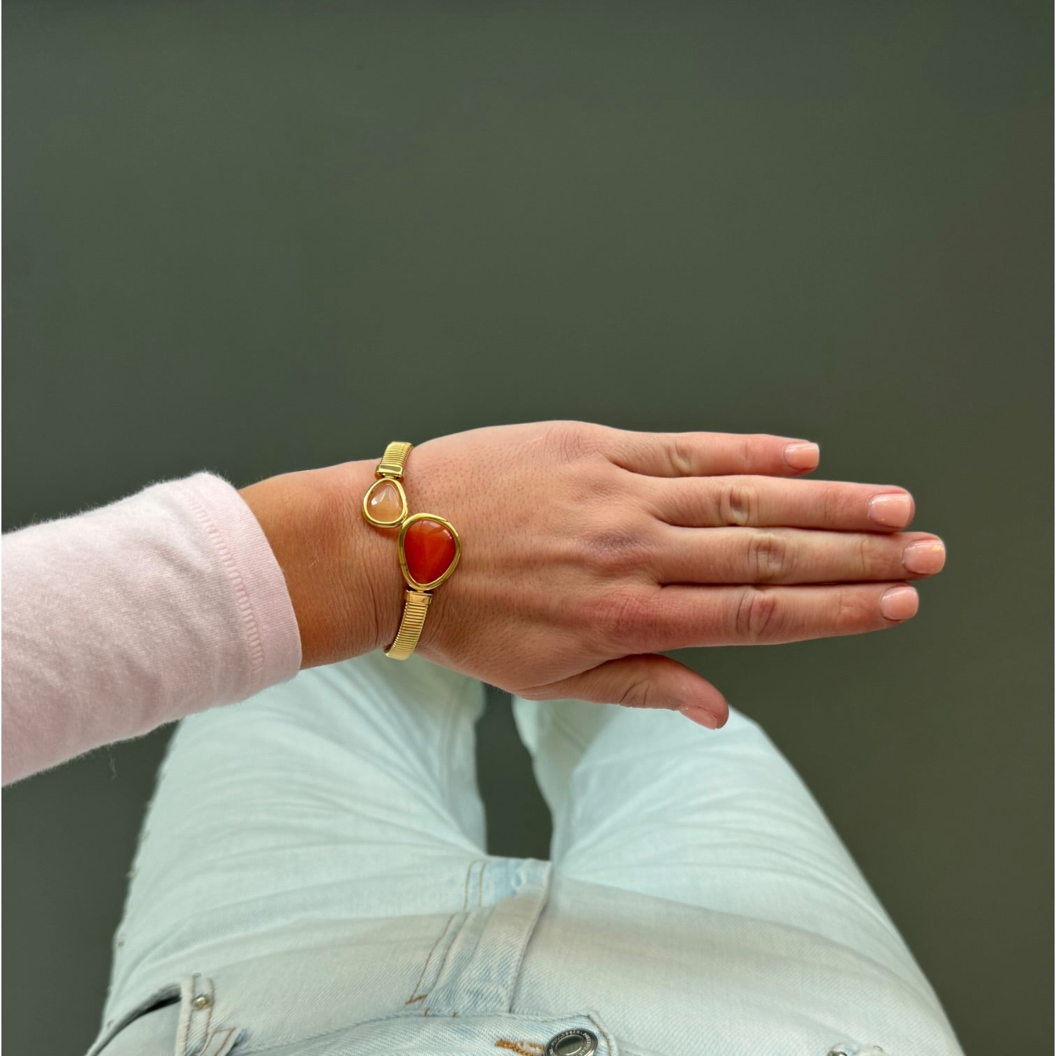 Happy snake bangle