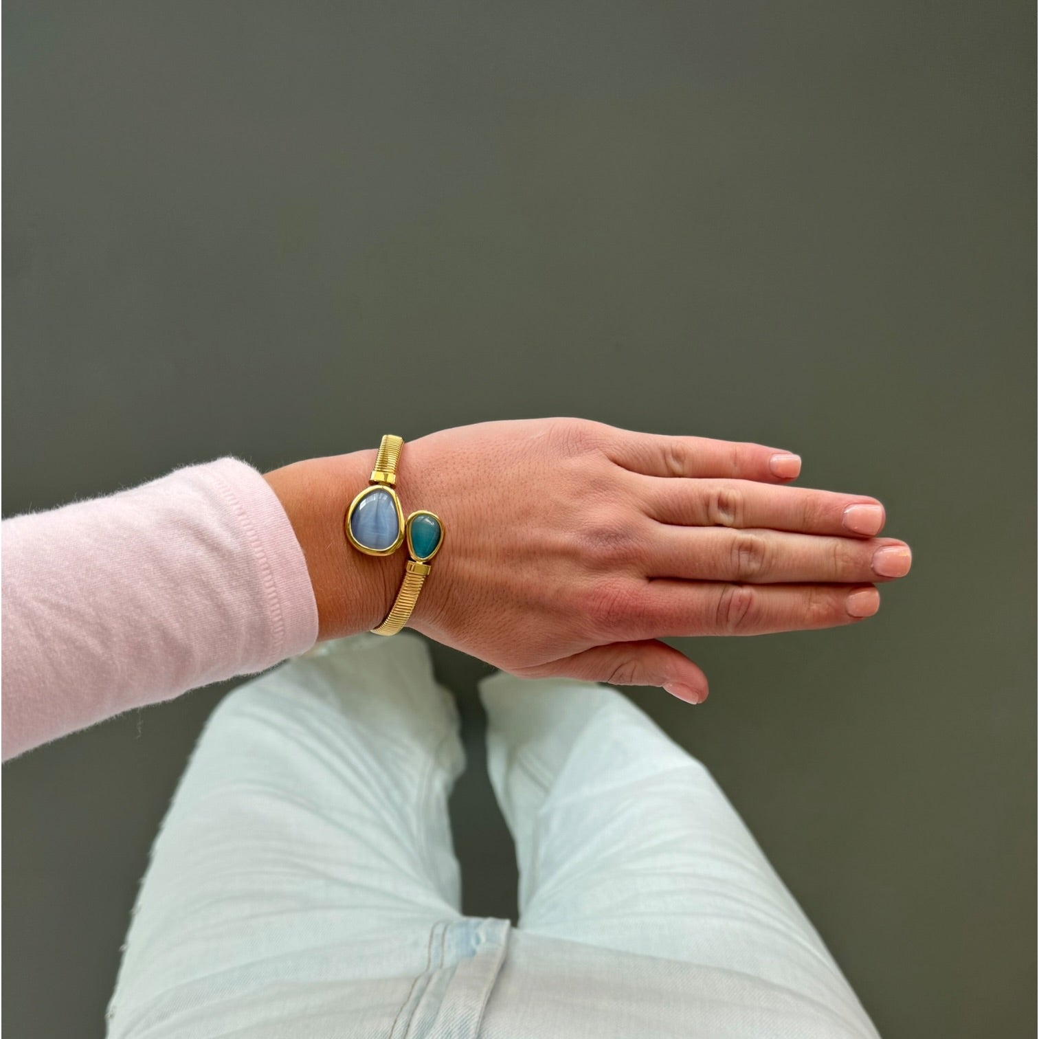 Happy snake bangle