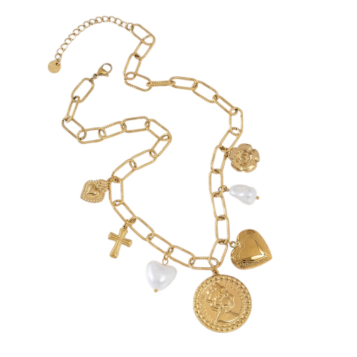 Pearl coin bedel ketting