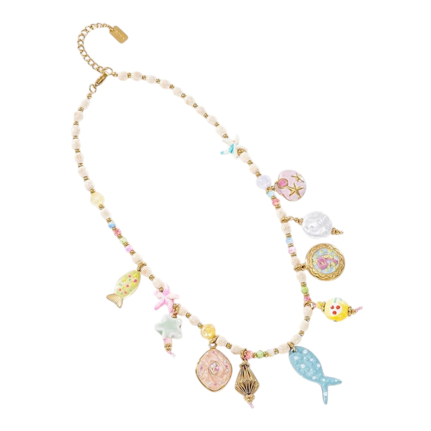Fish ketting blauw