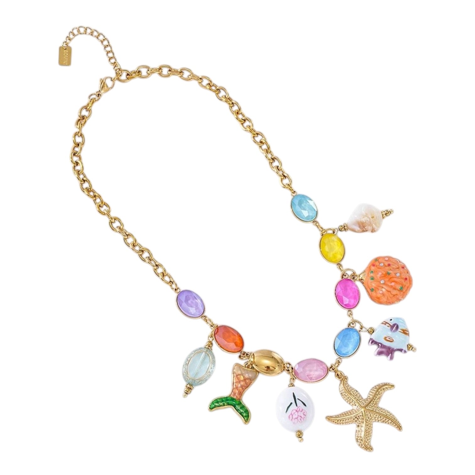 Happy stone seastar bedel ketting mixed