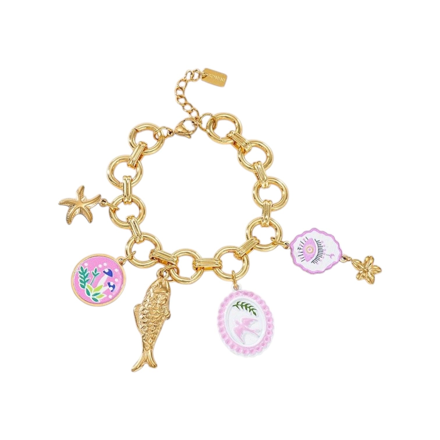 Brace armband roze