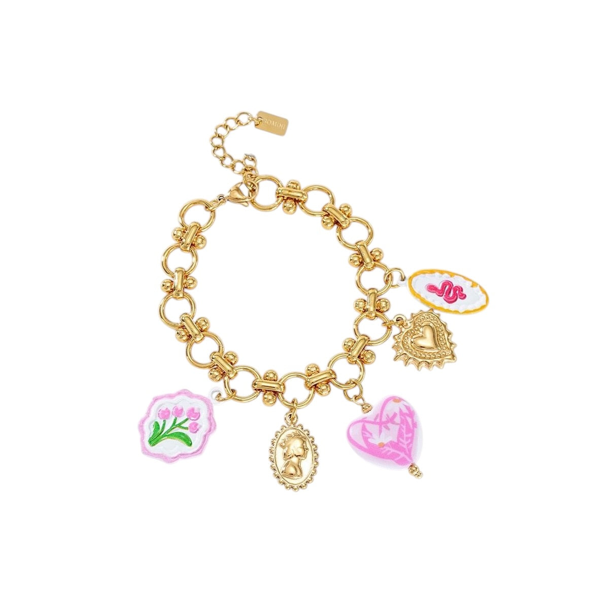 Brace armband roze