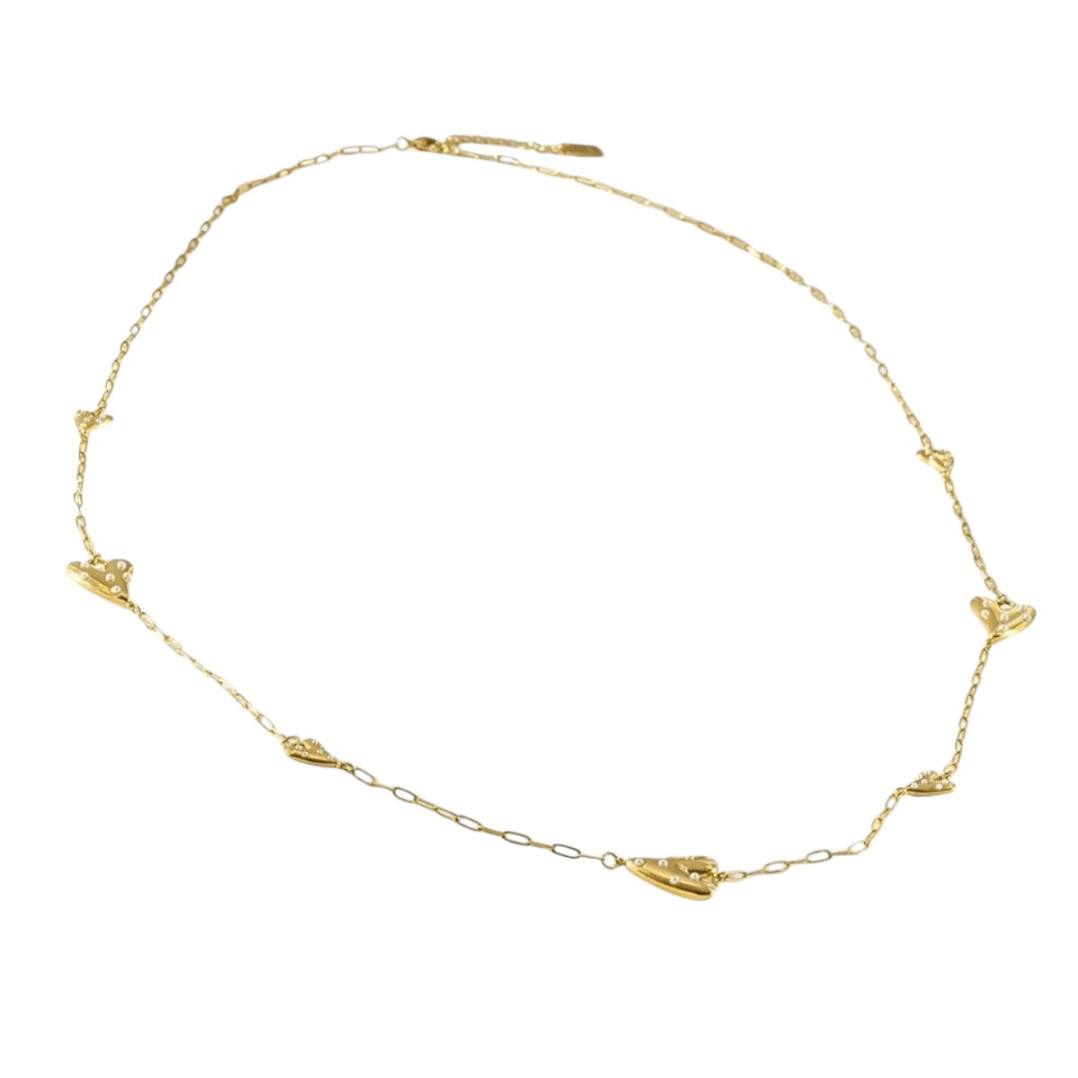Parel hart lange ketting