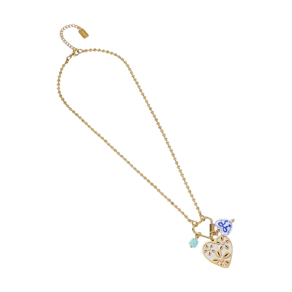Lelie charm ketting