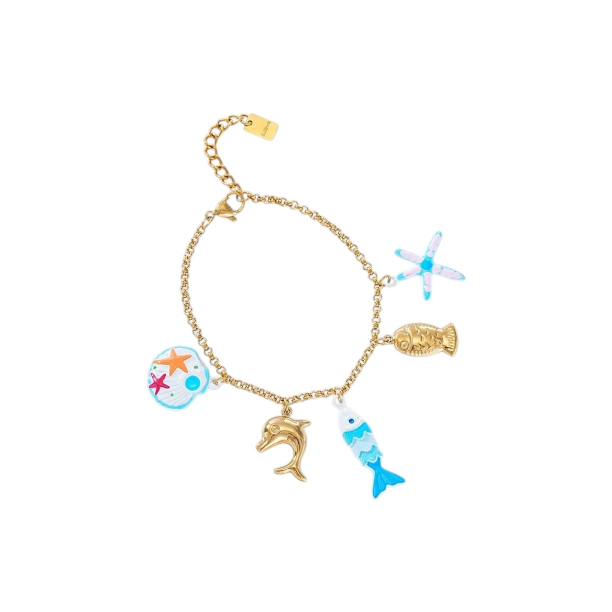 Happy Seastar bracelet blue