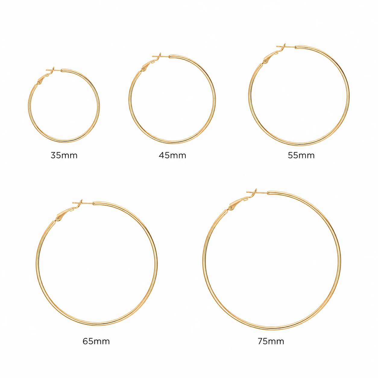 Hoop earrings 0.4