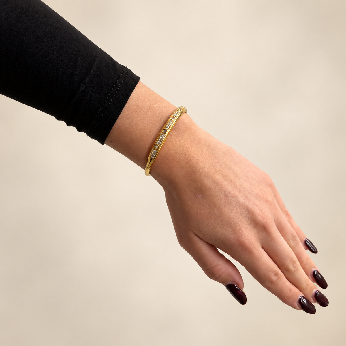 Time strass bangle
