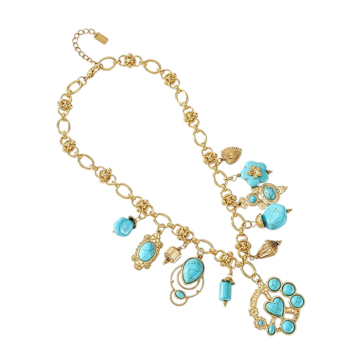 Love Turquoise bedel ketting