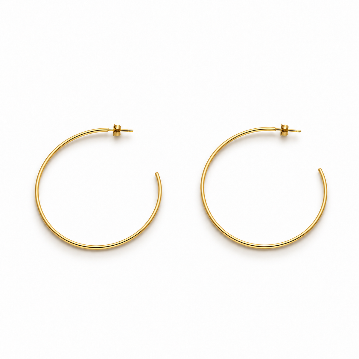 Thin hoops oorbellen