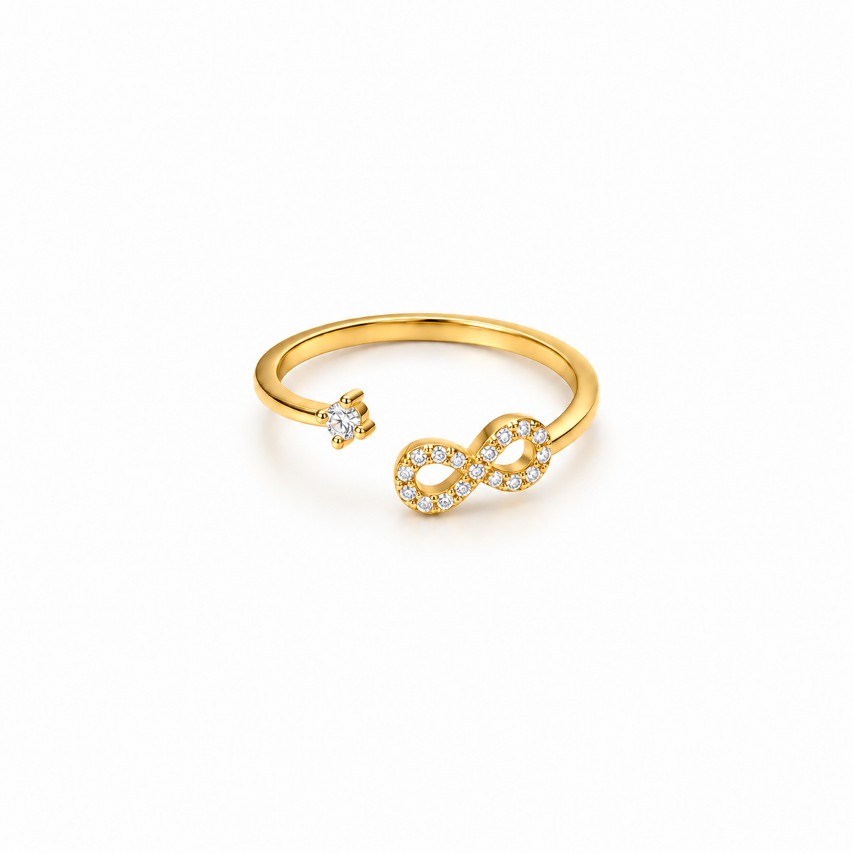 Infinity strass ring