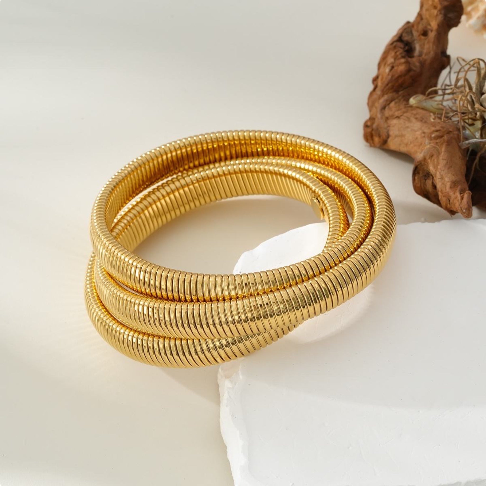 Triple Snake bangle