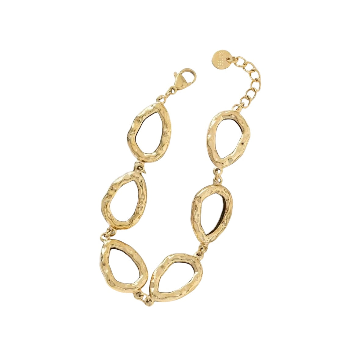 Spikey oval bracelet