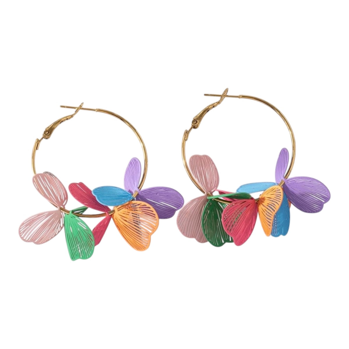 Happy flower statement earrings