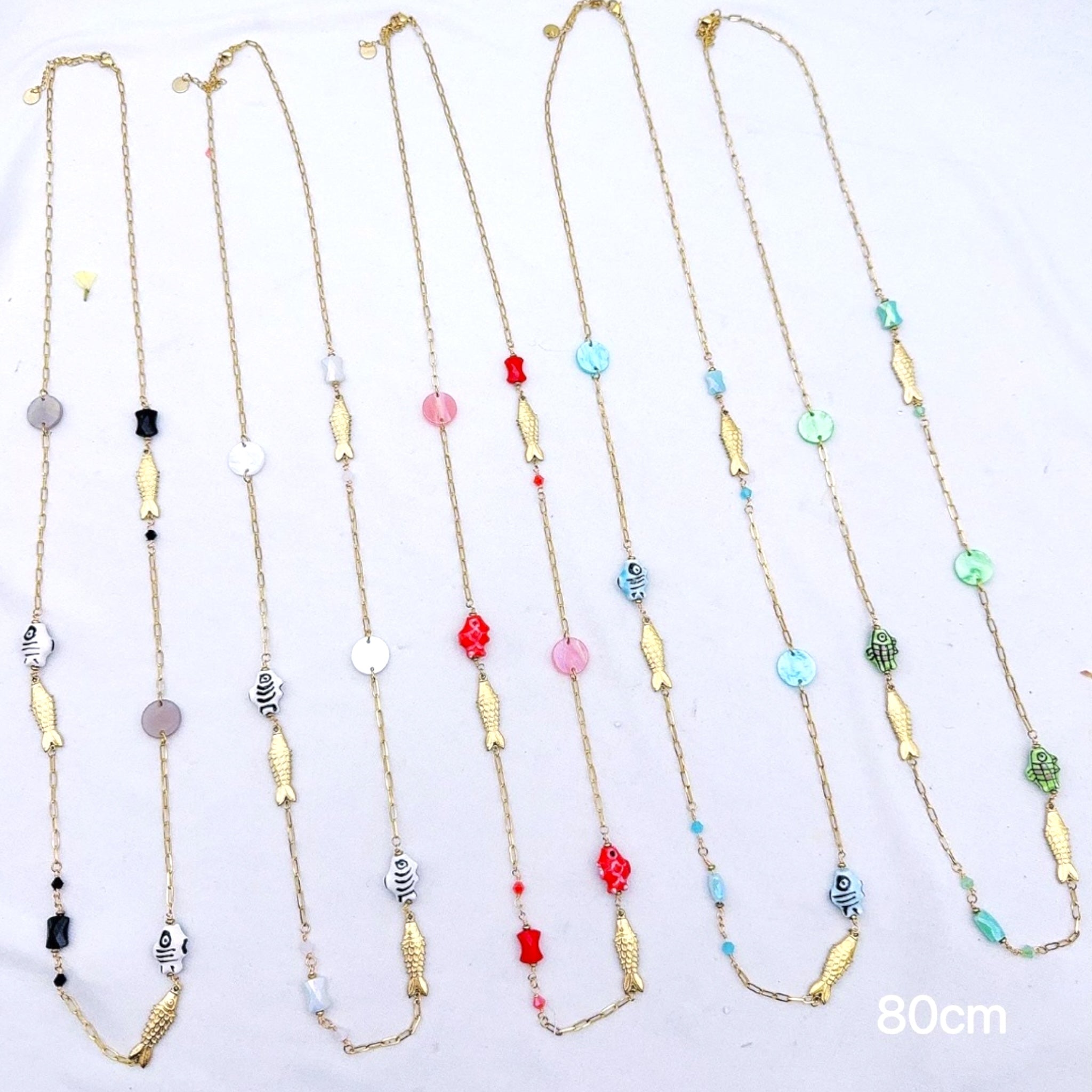 Happy fish lange ketting
