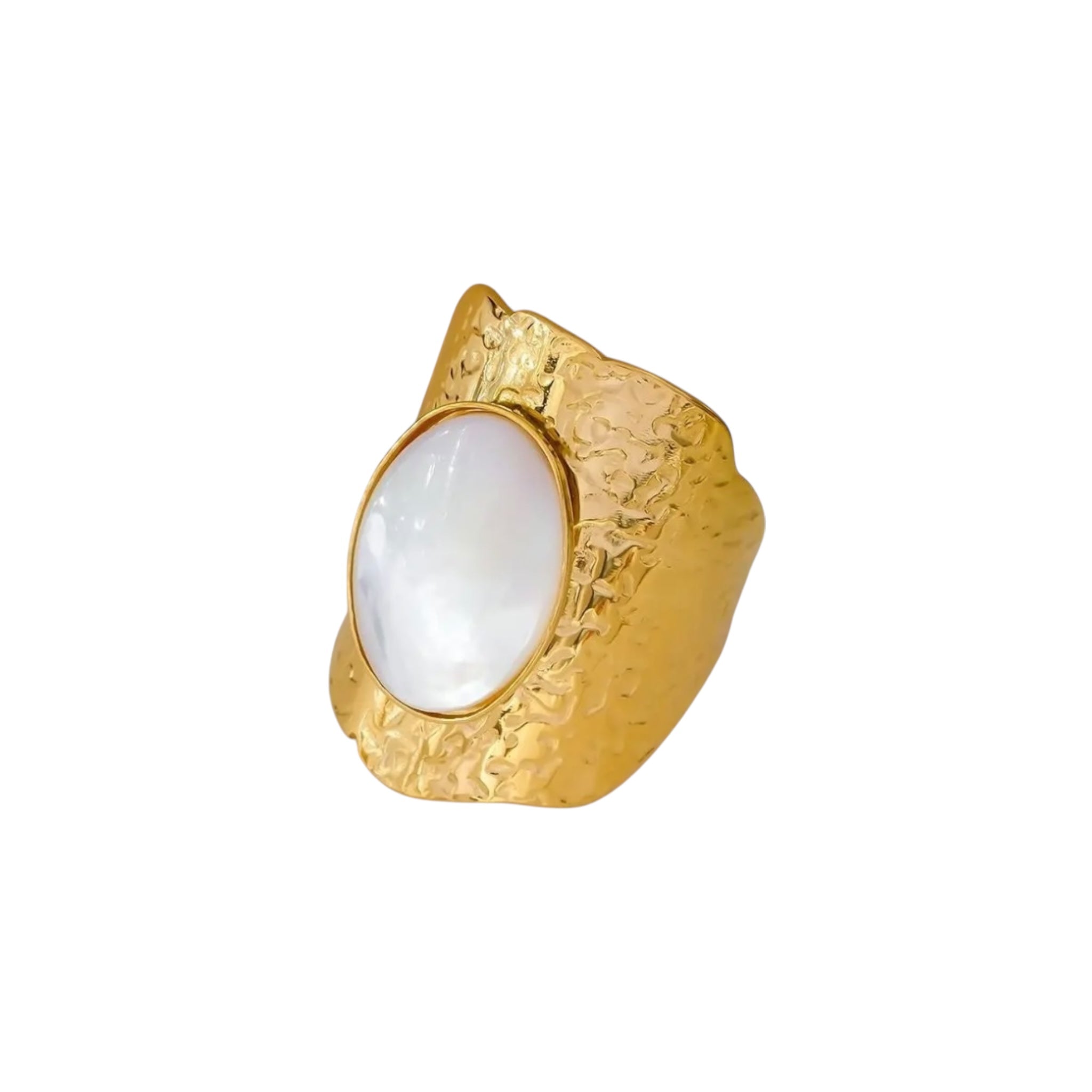 Statement Pearly ring