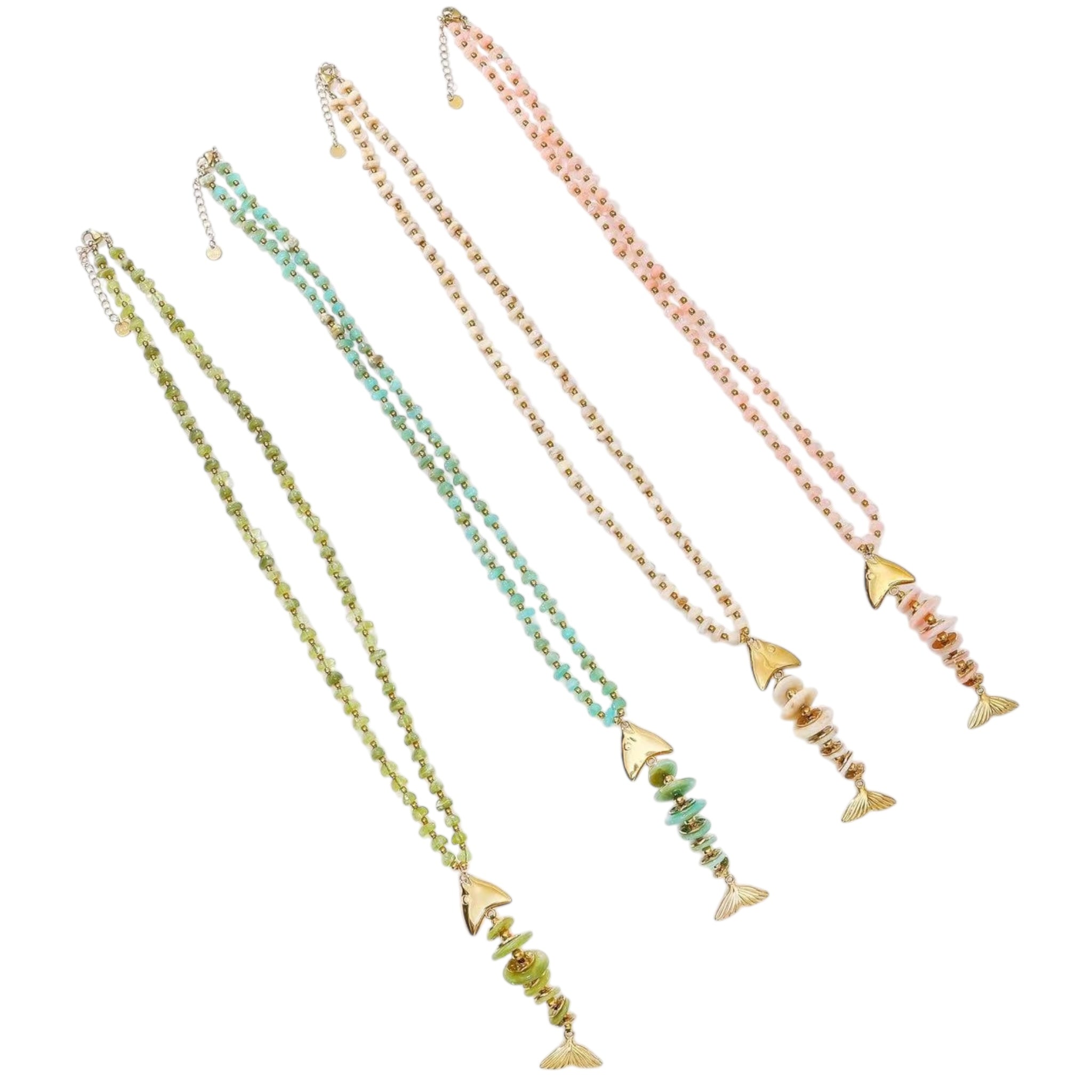 Fishy beads ketting 68CM