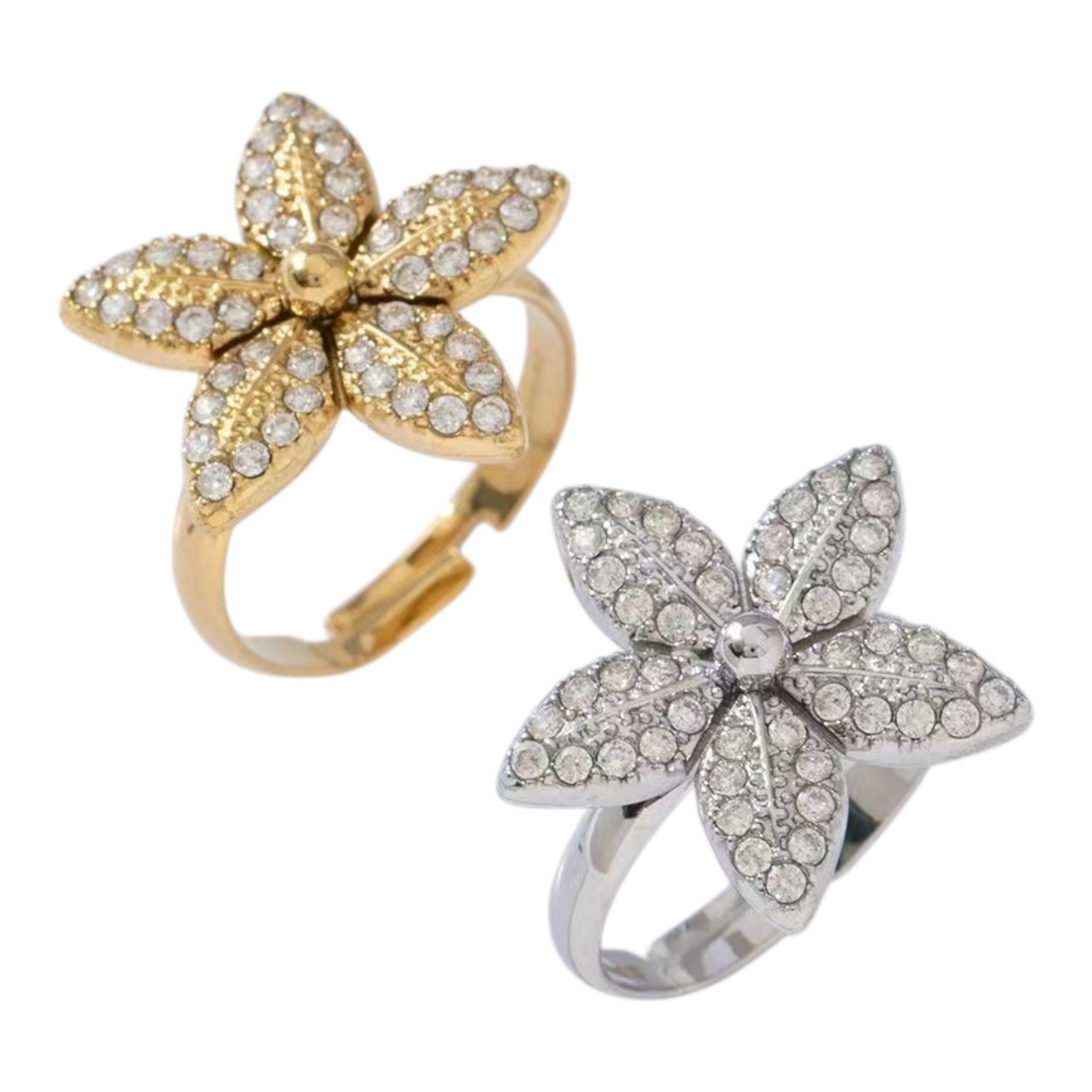 Strassy star ring