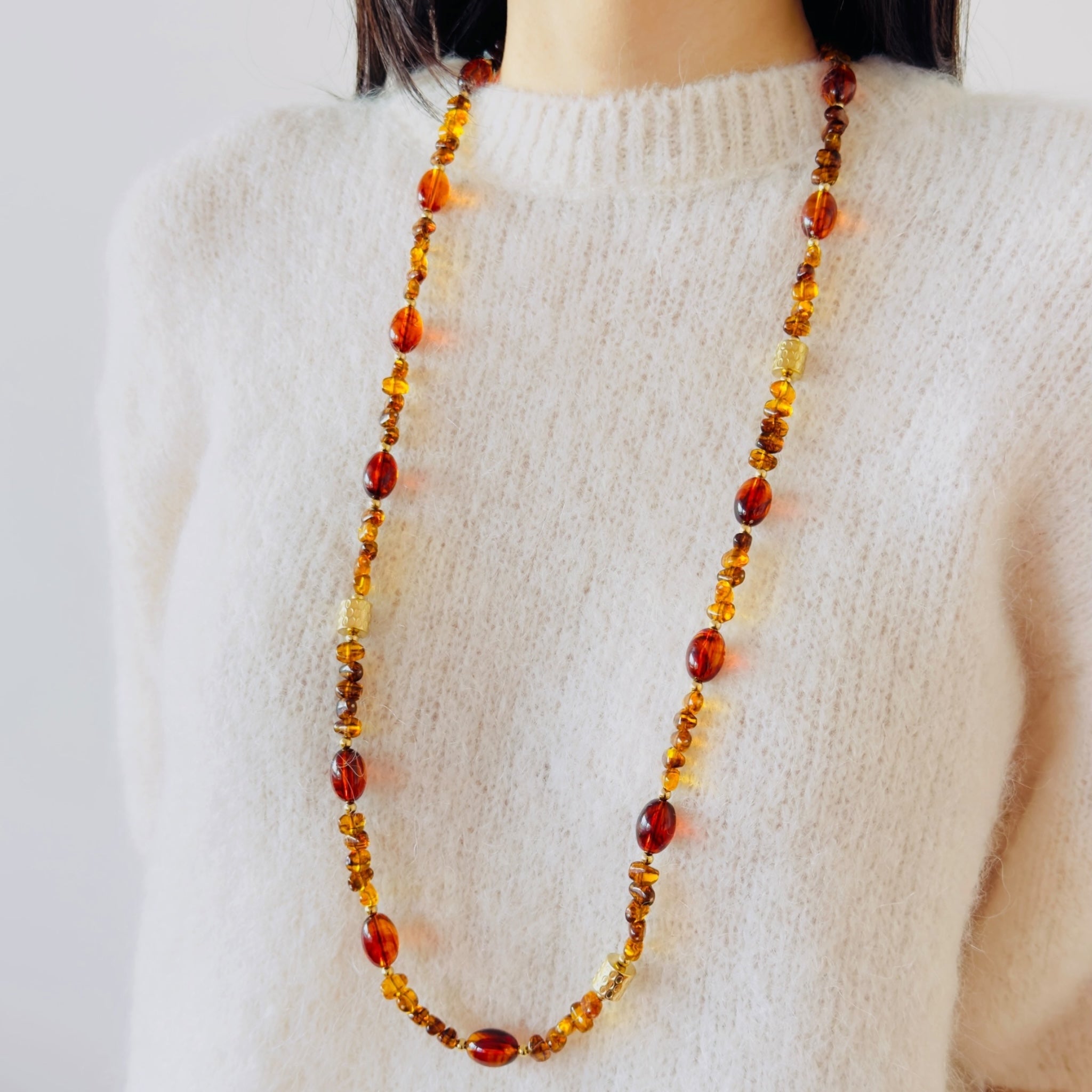 Lost brown lange ketting