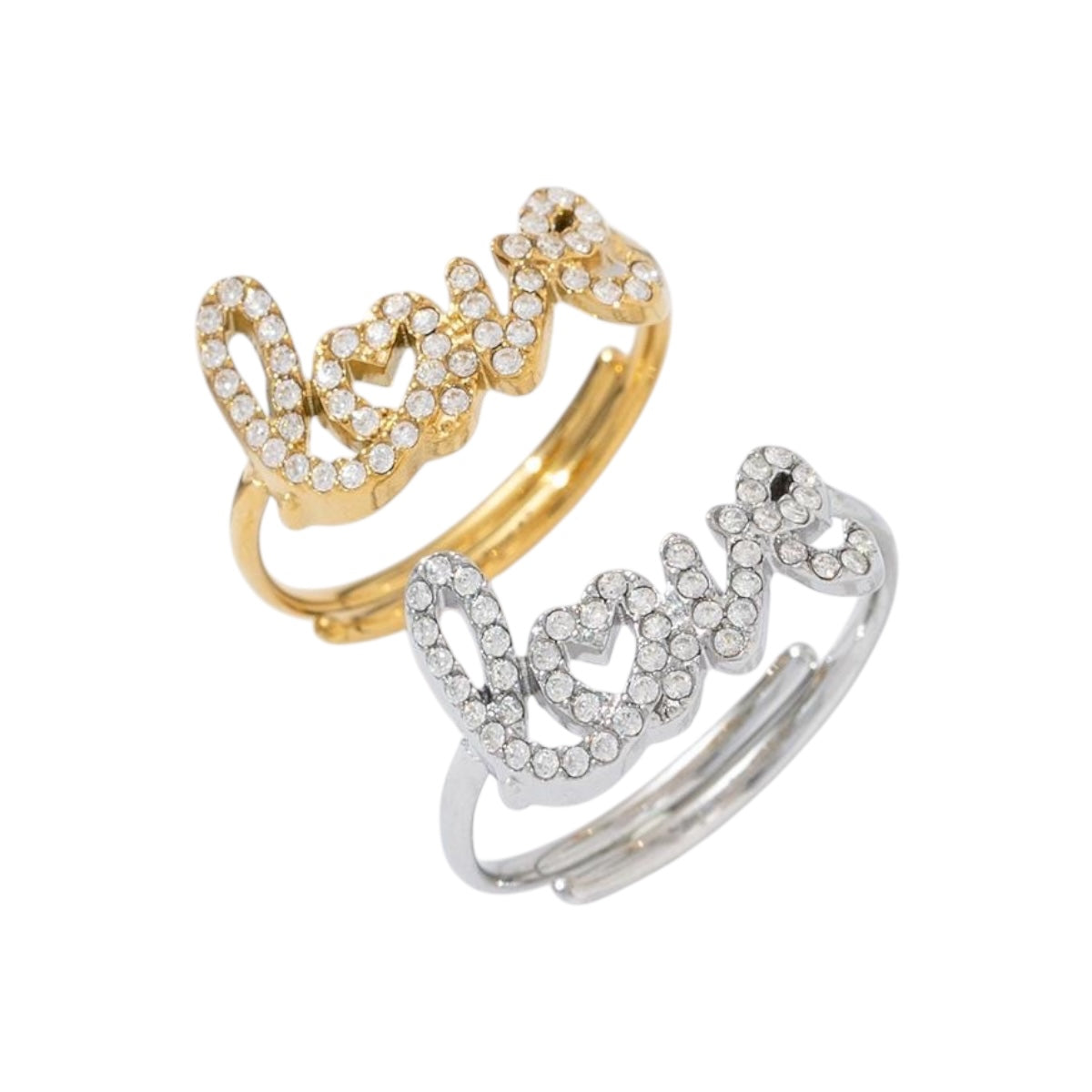 Strassy love ring