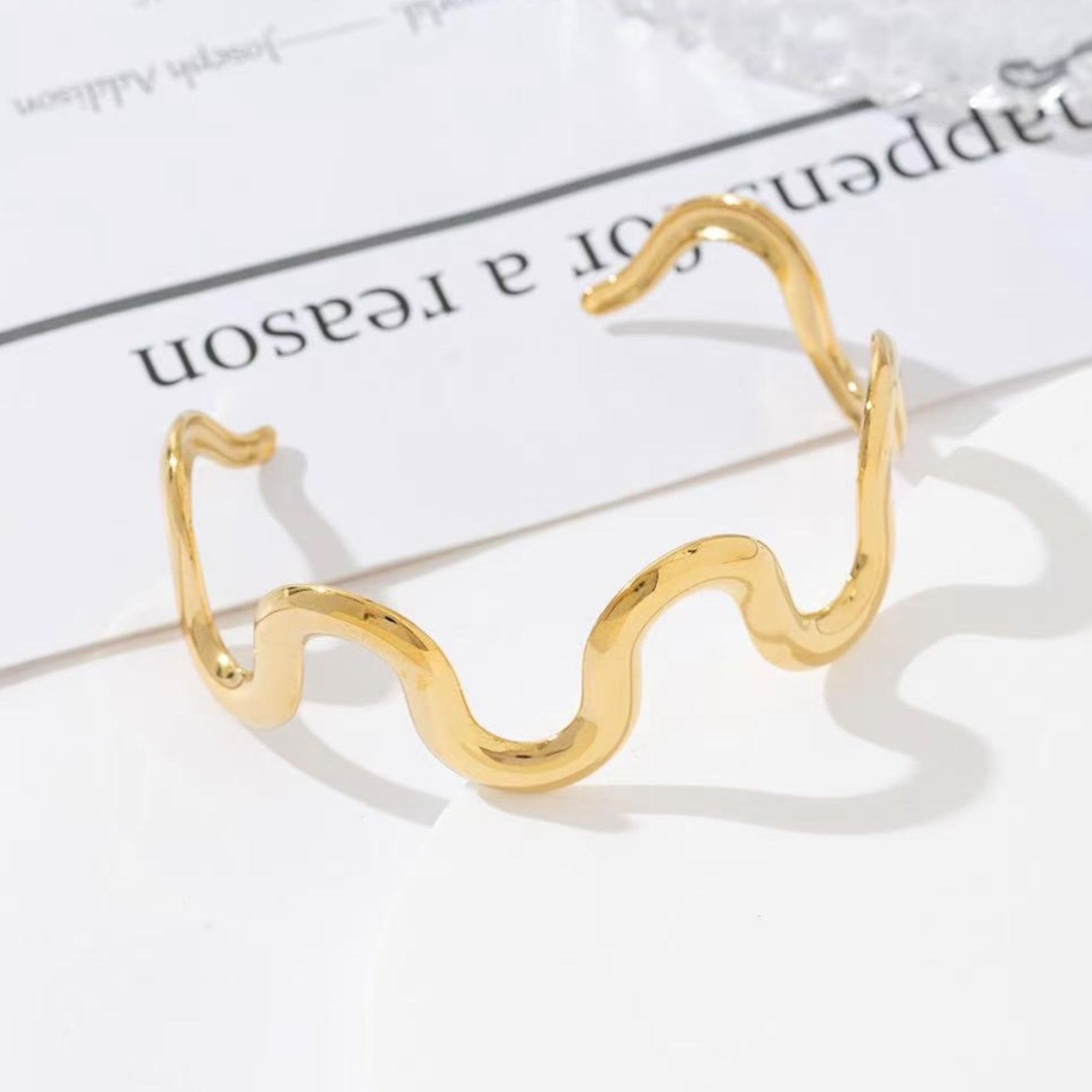 Wavey bangle