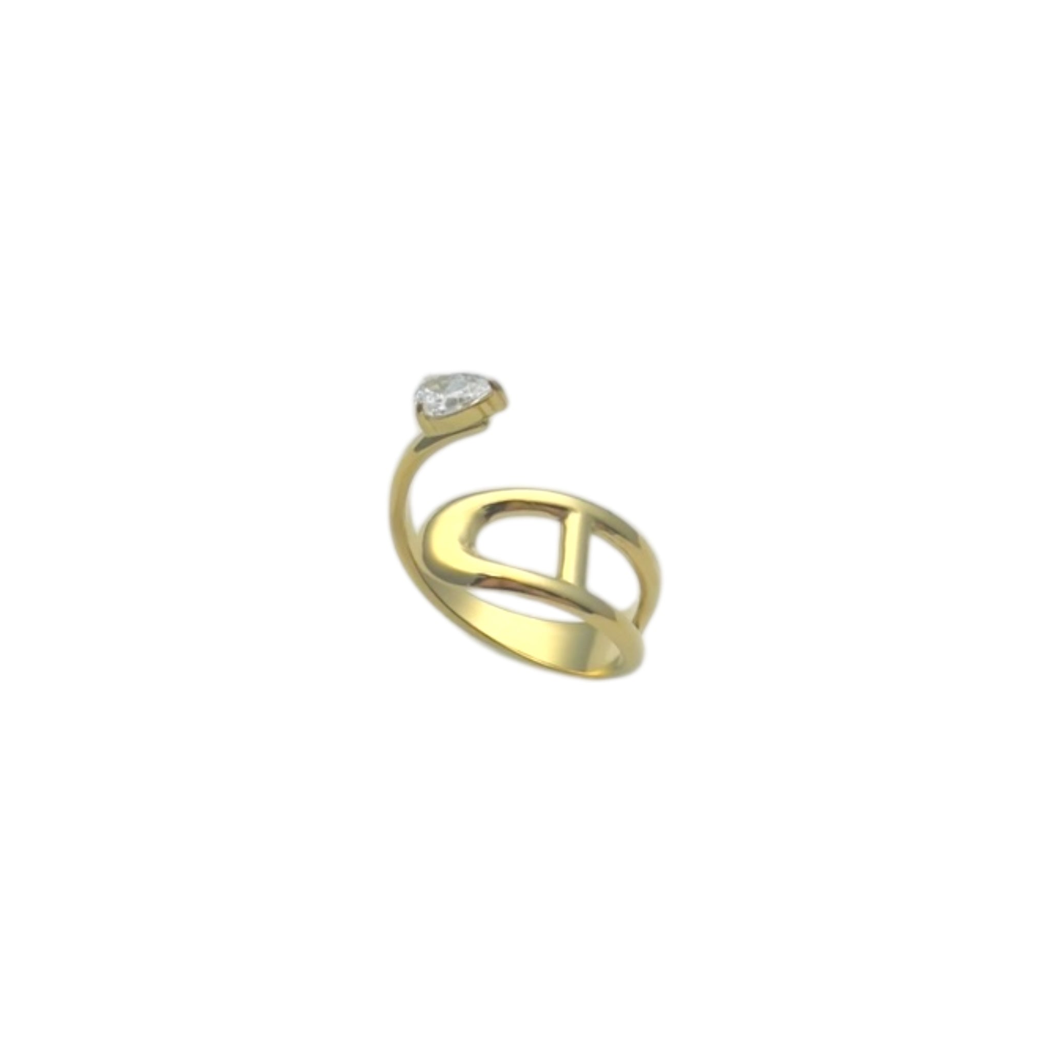Rhinestone D ring
