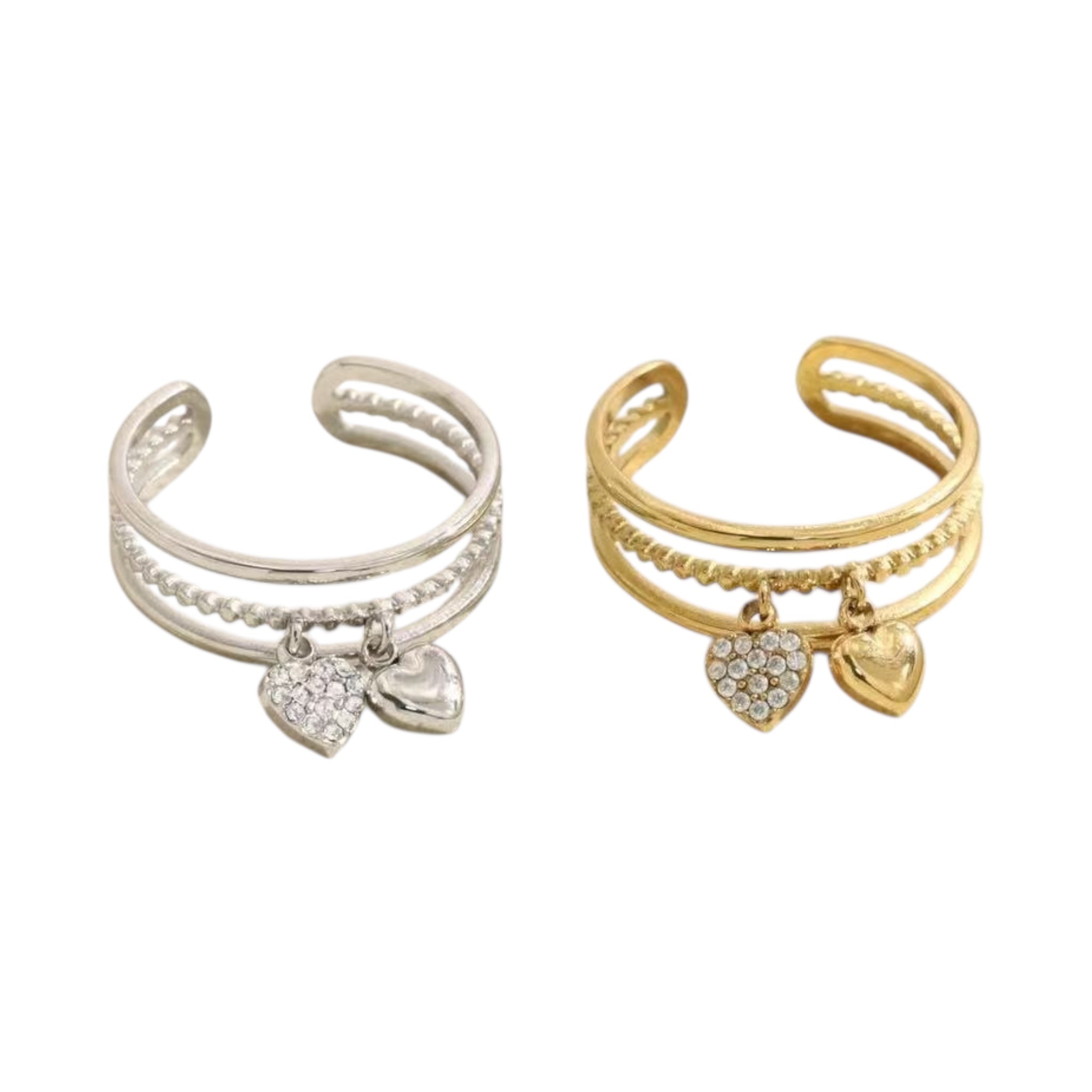 Lover charm ring