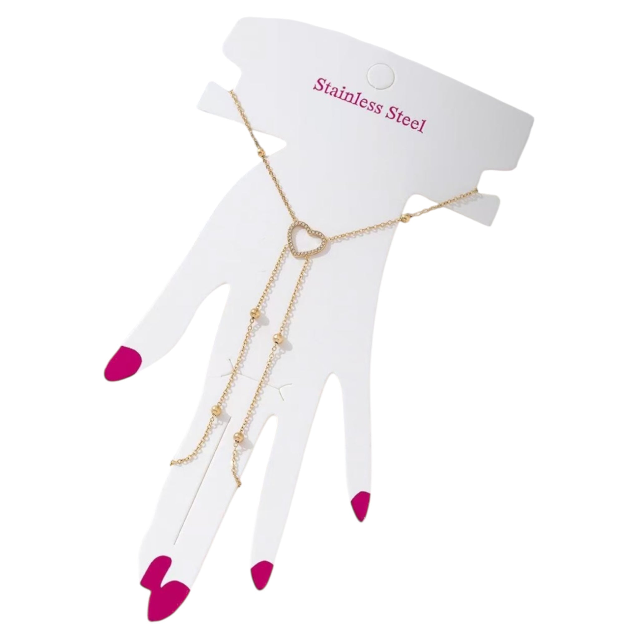 Hearts hand chain