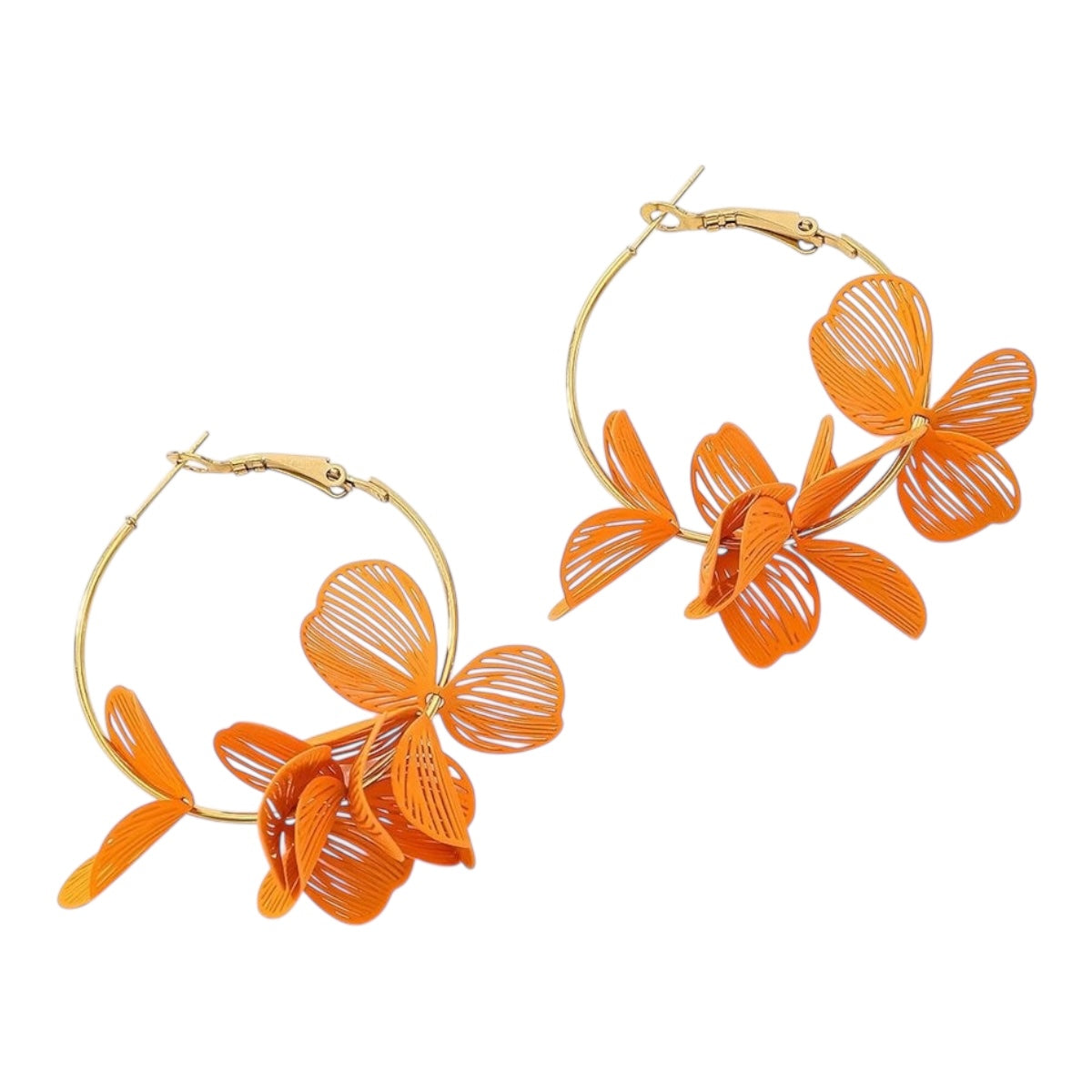 Happy flower statement earrings