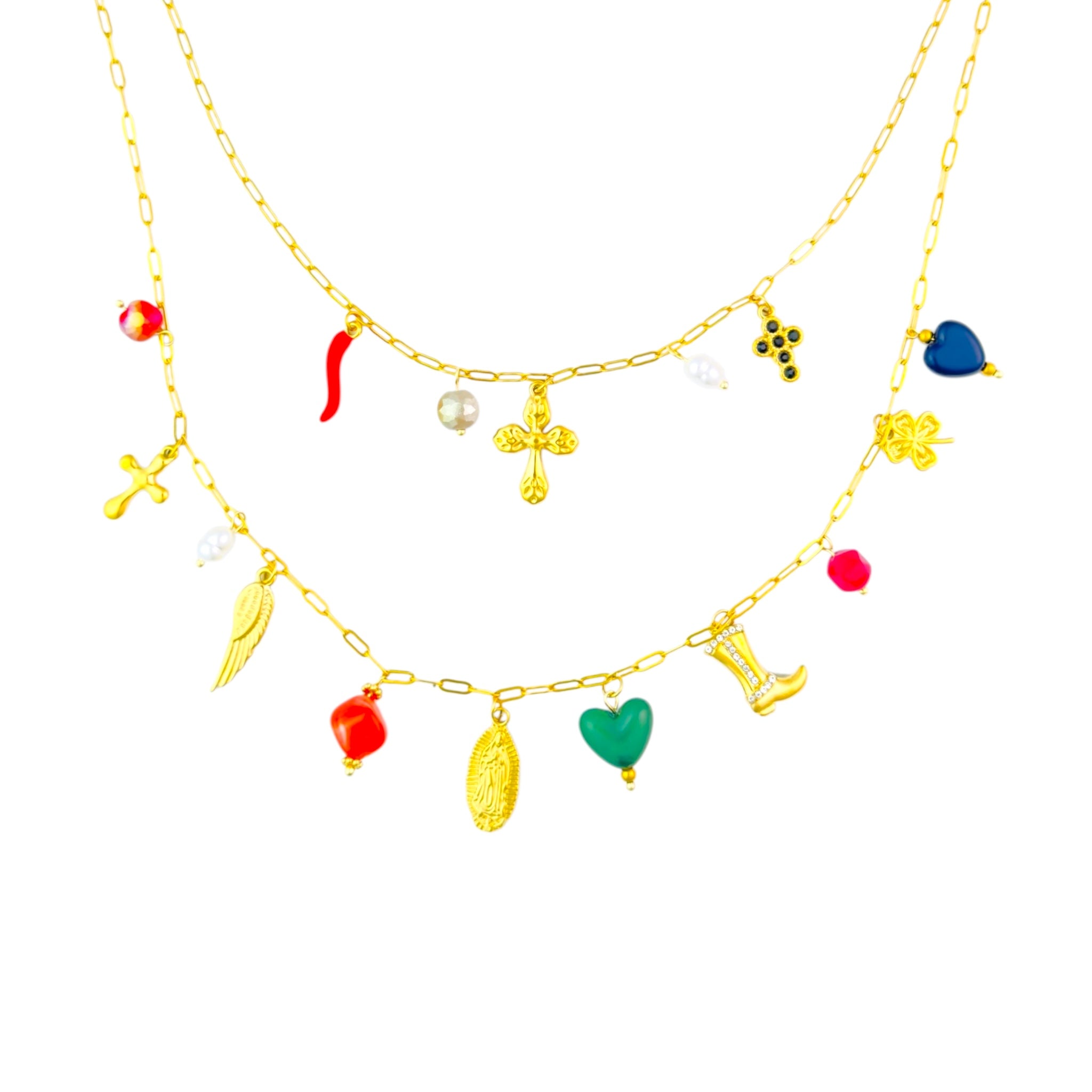 Double bedel ketting